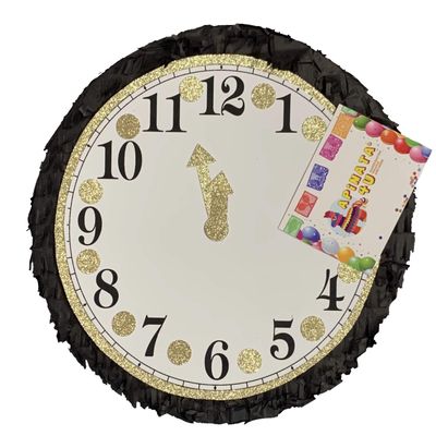 2022 Round Clock 2021 New Years Party Pinata Countdown