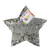 17" Star Pinata Silver Color Fringe view 1