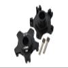 GPM for Arrma 1/7 Infraction 6S BLX/Infraction V2 6S BLX Upgrade Parts Aluminum Wheel Hex (+6mm) - 2Pc Set Black view 1