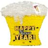 APINATA4U 2026 Happy New Year Beer Glass Pinata, End of Year Celebration, Cheers to Beers Party Decor, 2025 Farewell & 2026 New Year Themed Handmade Pinata, Gift for Him view 1