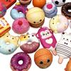 Aqueens 30 Pack Squishies Sets Slow Rising Kawaii Cute (1pc Jumbo + 29pcs Medium/Mini Size) Random Cake Bread Panda Bun Cartoon Series Stress Relief Squishy for Kids Gift Toys Party Favors view 3