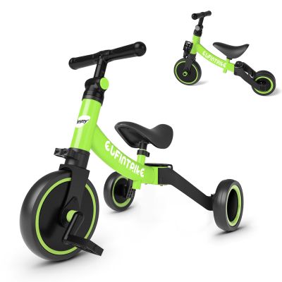 besrey 5 in 1 Toddler Bike for 10 Month to 4 Years Old Kids, Toddler Tricycle Kids Trikes Tricycle, Toys for Boy & Girl, Balance Training, Removable Pedals