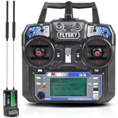 Xiangtat Flysky FS-i6 AFHDS 2A 2.4GHz 6CH Radio System Transmitter with FS-iA6B Receiver for RC Helicopter Glider