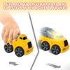 ArtCreativity 3.5 Inch Pull Back Construction Vehicle Set with Lights & Sound, Set of 3, Includes Mini Dump Truck, Tow Truck, and Concrete Mixer, Best Gift for Kids, Party Favors for Boys Girls view 3