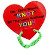 4E's Novelty Valentines Bracelets with Cards (48 Pack ) Our Class Will Knot Be The Same Without You - Bulk School Valentines Day Gifts for Kids from Teacher Party Favors Classroom Exchange view 1