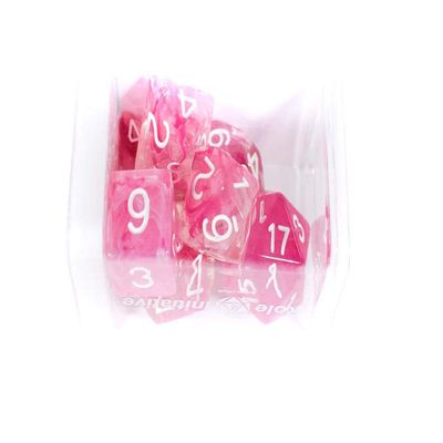 Role 4 Initiative Diffusion Dice - Set of 7 - Cherry Blossom
