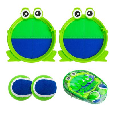EVERICH TOY Upgraded Toss and Catch Ball Game Set, Kids Toy Stocking Stuffers for Boys Girls Ages 3-12, Includes 2 Paddles 2 Sticky Balls, Water-Resistant Indoor Outdoor Toy for Beach Pool Yard