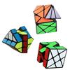 AHYUAN Speed Cube 3 Pack Magic Speed Puzzle Toy 3x3x3 Windmill 3x3 Axis V2 Fisher Toys Sturdy and Smooth Speed Cube Puzzles Toy for Kids and Adults view 2