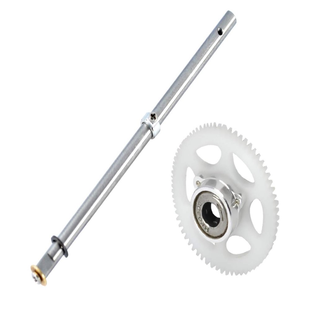 Microheli Titanium Main Shaft/CNC Delrin Main Gear/Auto-Rotation Hub Set - Blade MCPX BL2