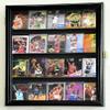20 Sport Cards Collectible Card Display Case Cabinet Holder Wall Rack 98% UV, Lockable view 1