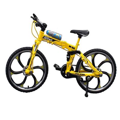 Lynkaye 1pcs Mini Finger Mountain Bike Zinc Alloy Mini Bicycle Model Cool Model Decoration Crafts for HomeBedroom, Living Room, Office,Decoration