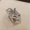 Sterling Silver Star of David hollow Dreidel ''A great miracle happened there'' view 3