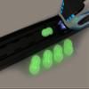 TrainLab Dog Bones Connectors for Intelino Smart Train Tracks 5pc (NiteBrite) view 1