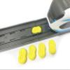 TrainLab Dog Bones Connectors for Intelino Smart Train Tracks 5pc (Yellow) view 1