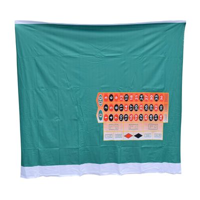Roulette Casino Style Layout Generic Cotton Polyester Felt Green Right Handed New