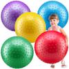 18-Inch Big Balls for Toddlers and Kids - Pack of 5 Inflatable Giant Balls for Kids with Hand Air Pump, Big Bouncy, Sensory Play, Stress Toy, Knobby, Large Playground, Recess, Games for Children view 1