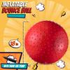 18-Inch Big Balls for Toddlers and Kids - Pack of 5 Inflatable Giant Balls for Kids with Hand Air Pump, Big Bouncy, Sensory Play, Stress Toy, Knobby, Large Playground, Recess, Games for Children view 3