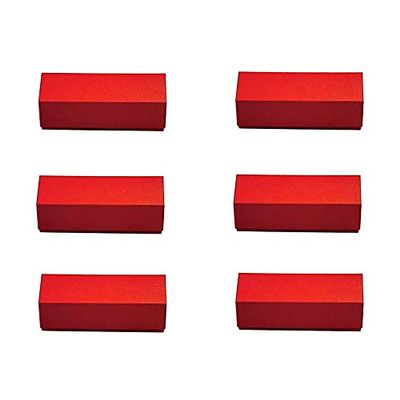 Guardhouse 8 " Double Row Heavy Duty Storage Box for 2 " Paper and Plastic Coin Holders Red 6 Pack