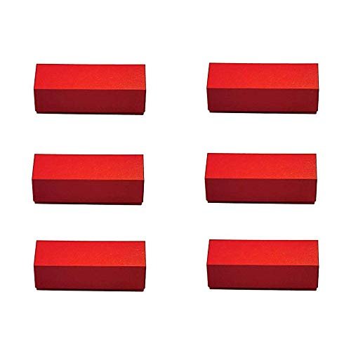 Guardhouse 8 " Double Row Heavy Duty Storage Box for 2 " Paper and Plastic Coin Holders Red 6 Pack
