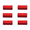 Guardhouse 8 " Double Row Heavy Duty Storage Box for 2 " Paper and Plastic Coin Holders Red 6 Pack view 1