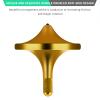 CHEETOP Stainless Steel Spinning Top, Premium Exquisite Perfect Balance Well Made Metal Desk EDC Little Fidget Toy, Spin Long Time Over 6 Minutes, Great Value (Gold, Small Diameter 24mm) view 3