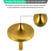 CHEETOP Stainless Steel Spinning Top, Premium Exquisite Perfect Balance Well Made Metal Desk EDC Little Fidget Toy, Spin Long Time Over 6 Minutes, Great Value (Gold, Small Diameter 24mm) view 4