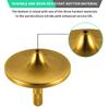 CHEETOP Stainless Steel Spinning Top, Premium Exquisite Perfect Balance Well Made Metal Desk EDC Little Fidget Toy, Spin Long Time Over 6 Minutes, Great Value (Bronze,Medium Diameter 29mm) view 4