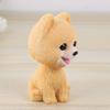 Amosfun Car Accessories Dashboard Nodding Heads Head Dog Car Dash Puppy Simulation for Vehicle Cake Decoration Decor Home Decorative Pomeranian Home Decor view 2