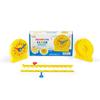 hand2mind NumberLine Clock, Telling Time Teaching Clock, Learn to Tell Time Clock, Analog Classroom Learning Clock, Teaching Time Math Manipulatives, Clocks for Kids Learning to Tell Time (Set of 6) view 1