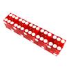 Yuanhe Set of 5 Grade AAA Precision 19mm Serialized Casino dice with Razor Edges and Corners - red  view 4