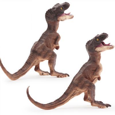 Gemini&Genius T-Rex Dinosaur Toys, Tyrannosaurus Rex Cubs with Moveable Jaw, 4 Inches Length, Great Kids Gift, Dino Baby Collection, Birthday Cake Topper, Play and Display