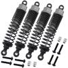 4pcs HobbyPark 98mm Aluminum Front Rear RC Shock Absorber Assembled Dampers for 1/10 Scale RC Car Off Road Buggy (Grey) view 2