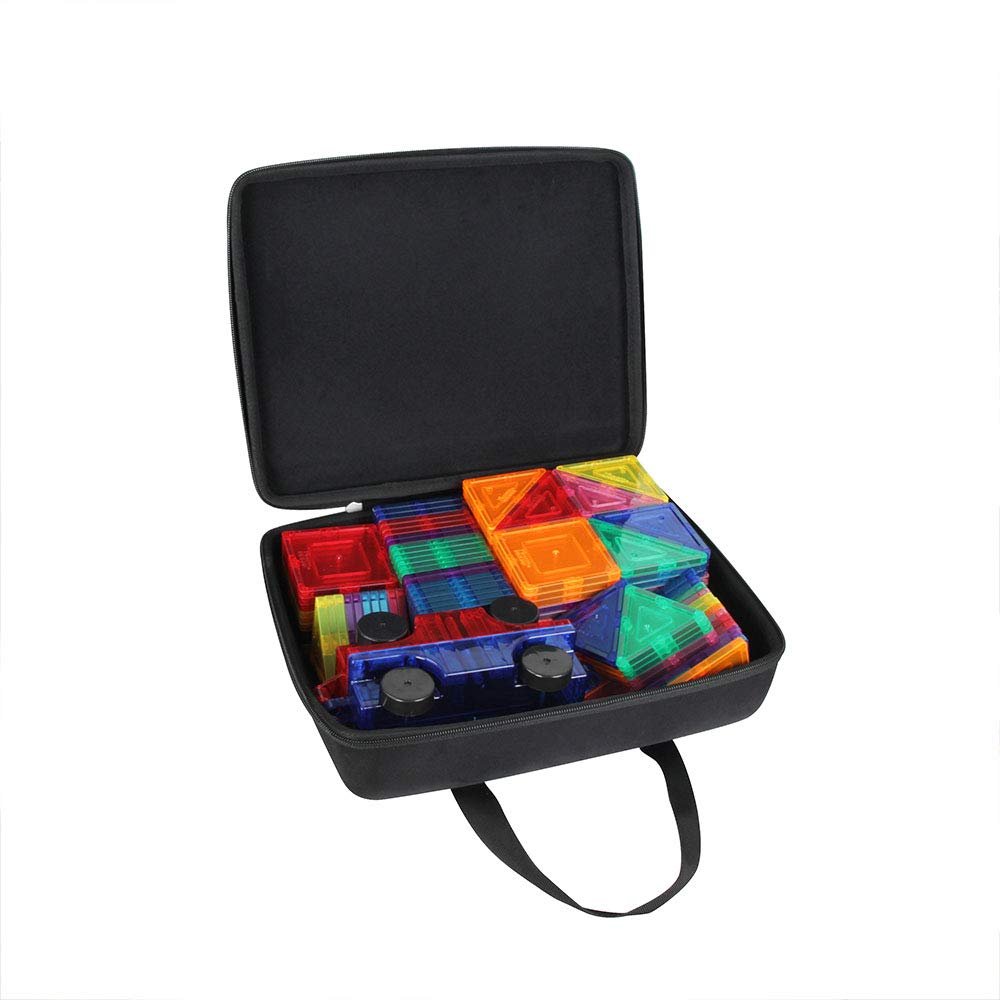 Hermitshell Hard Travel Case Compatible with PicassoTiles Piece Set+ 2 Piece Car Truck Set