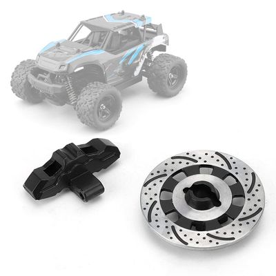 RC Brake Disc, Wheel Brake Disc Rotor Anti Disc Drive Hub Fit for Desert Racer UDR 1/7 RC Car(Black) Model Car Accessories Udr Desert Racer Tires