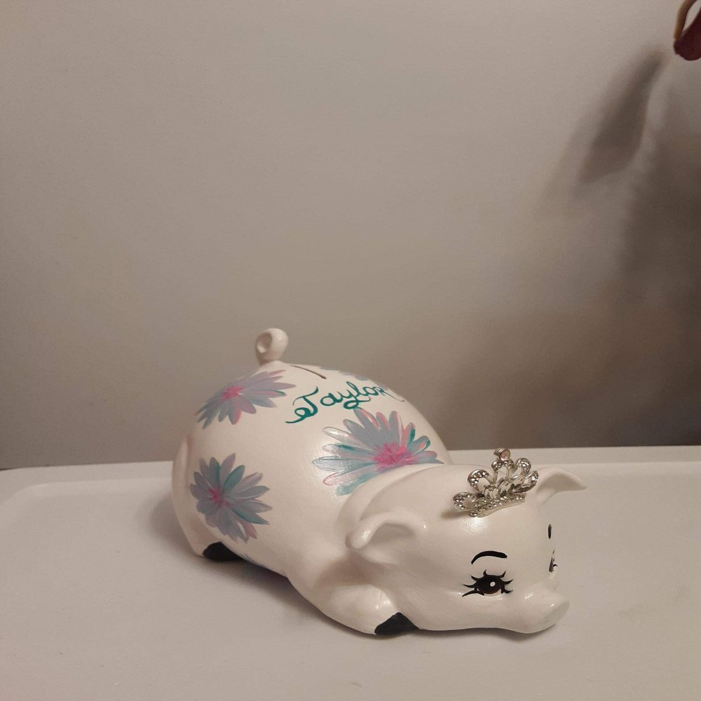Piggy Bank/personalized piggy bank/girls piggy bank/baby shower gift