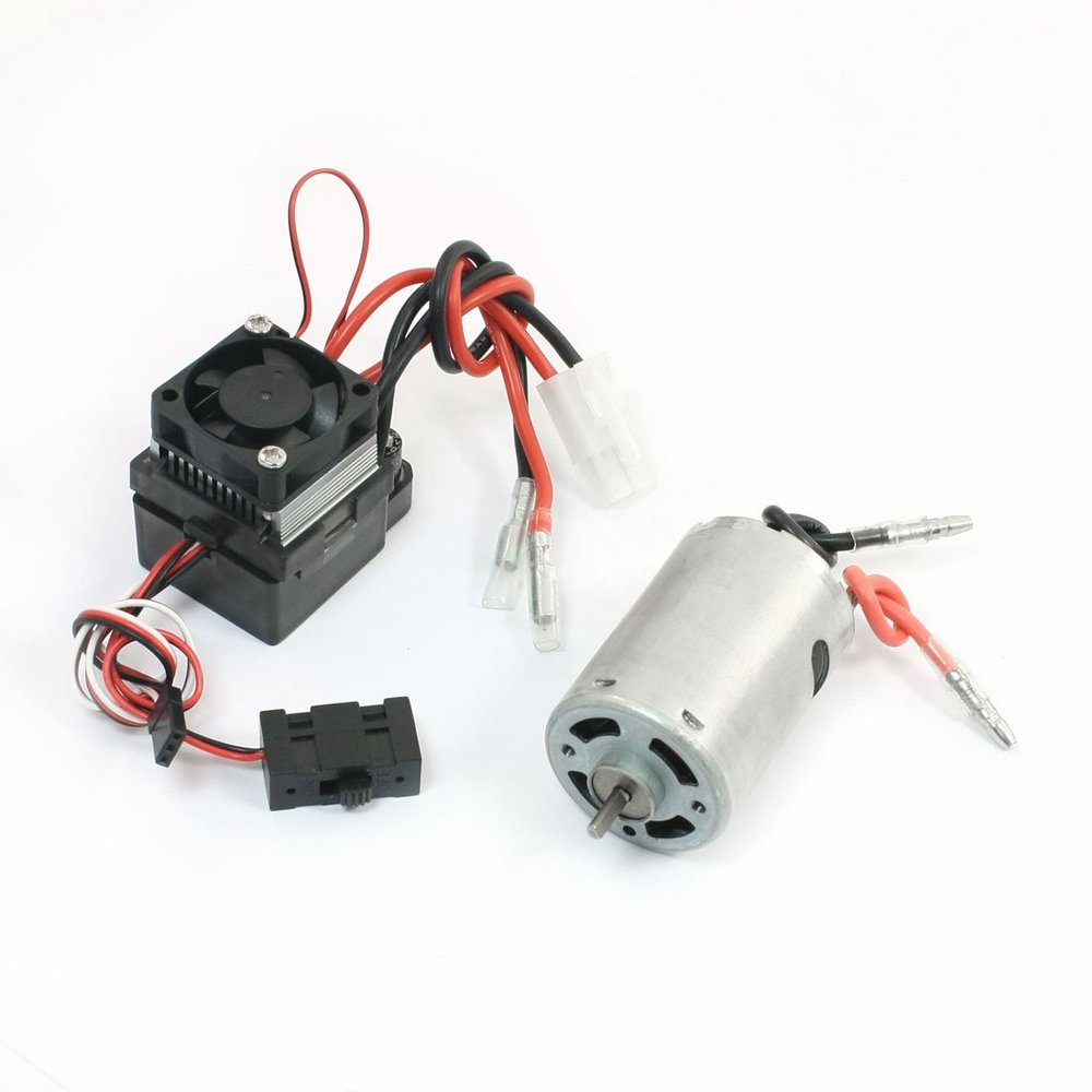 Aexit 6-16V High Voltage 320A Brushed ESC 2A BEC w Fan + 25000RPM 550 Motor (04844ba72bf464dd5a031097fbf01f2c)