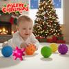 ROHSCE Sensory Ball for Babies 6 to 12 Months, Baby Balls for Toddlers 1-3 Massage Stress Relief, Textured Multi Sensory Balls Gift Sets, Montessori Sensory Toys 6 Spikey Squeeze Ball for Infant Kids view 2