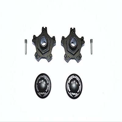 GPM for Arrma Infraction 6S BLX Upgrade Parts Aluminum Wheel Hex (+6mm) + Wheel Lock - 4Pc Set Black