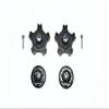 GPM for Arrma Infraction 6S BLX Upgrade Parts Aluminum Wheel Hex (+6mm) + Wheel Lock - 4Pc Set Black view 1