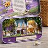 MAGQOO 3D Wooden Dollhouse Miniature DIY Doll House Kit with Furniture,1:100 DIY Box Theater Kit (Sweet Dream) view 2