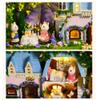 MAGQOO 3D Wooden Dollhouse Miniature DIY Doll House Kit with Furniture,1:100 DIY Box Theater Kit (Sweet Dream) view 4