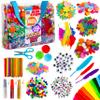 Blue Squid 2000+pcs Craft Kits for Kids, Ages 3-9 Girl Boys Gifts Arts and Crafts for Kids Craft Kits Toys for 3-9 Year Old Girls Boys Birthday Presents Gifts Crafts for 4-10 Year Olds view 1