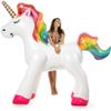 VICKEA Large Inflatable Rainbow Unicorn Sprinkler, Water Sprinklers Toys for Summer Party Fun view 1