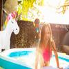 VICKEA Large Inflatable Rainbow Unicorn Sprinkler, Water Sprinklers Toys for Summer Party Fun view 3