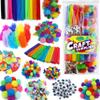 Arts and Crafts Supplies Kit for Kids - Boys and Girls Age 4 5 6 7 8 Years Old - Toddler Art Set Activity Materials - Great for Preschool and Kindergarten Crafting Project - Carl & Kay view 1