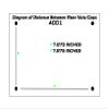 Better Display Cases Versatile Clear Acrylic Display Case - Medium Square Box with Pink Risers 11" x 11" x 11" (A001-PNR) view 3