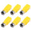 6 PCS DC Electric Motor 3V-6V Dual Shaft Geared TT Magnetic Gearbox EngineDIY for Arduino Smart Car Robot Toys Cars Chassis Models Vibration Products (6) view 1