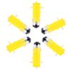 6 PCS DC Electric Motor 3V-6V Dual Shaft Geared TT Magnetic Gearbox EngineDIY for Arduino Smart Car Robot Toys Cars Chassis Models Vibration Products (6) view 4