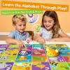 Apitor Robot Bear Screen-Free Coding Robot for Kids Ages 3-5, First Coding Toy with Lights, Sounds & Alphabet Map, STEM Learning Toy Birthday Gift for Boys & Girls view 4
