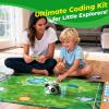 Apitor Robot Panda Coding Robot Activity Set - 48 Pieces, Screen-Free STEM Learning Toy with Smart Sensing & Loops, Educational Programming Gift for Kids Ages 4-5 view 3